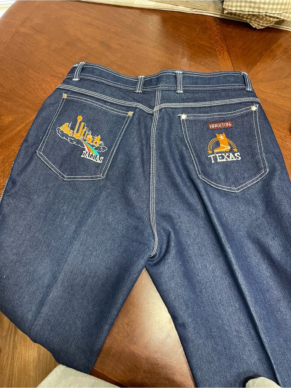 Vintage RARE Braxton Womens Texas Denim Jeans 80’s - Picture 2 of 11